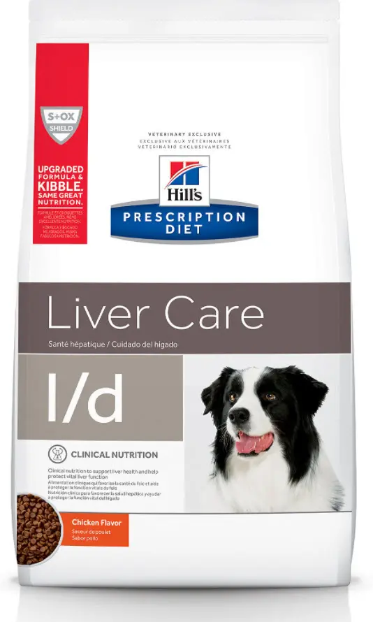 Hills Prescription Diet l d Liver Care Chicken Flavor Dry Dog