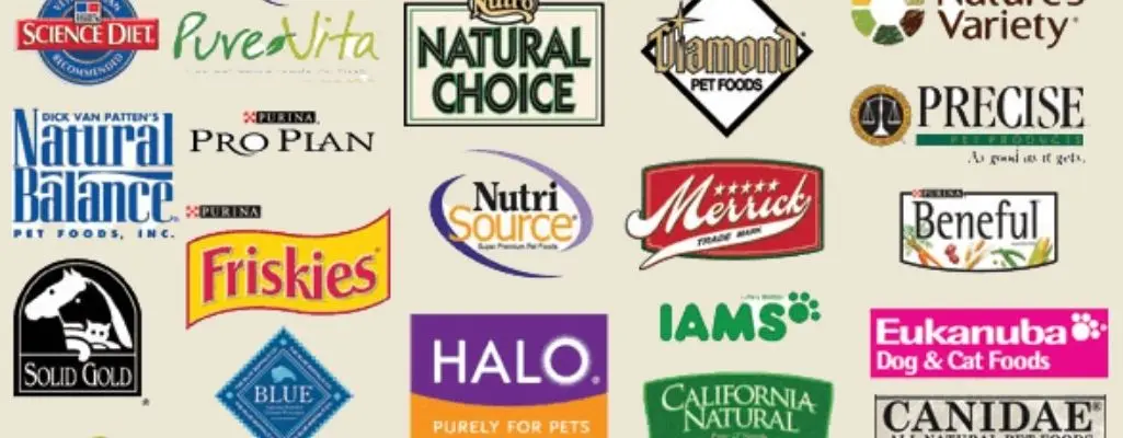 different dog food brands