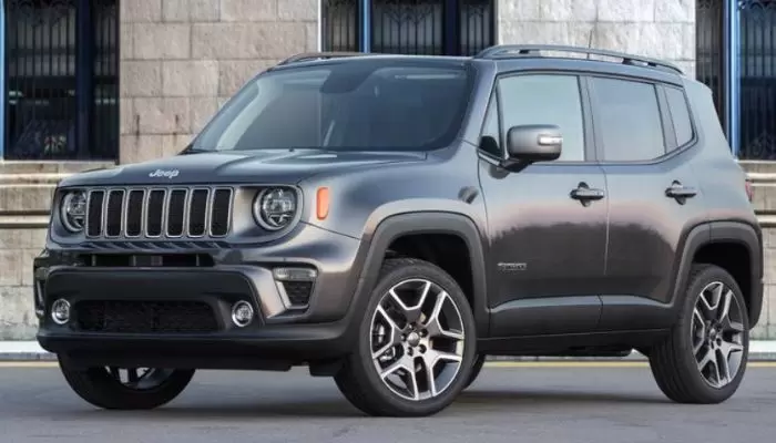 Jeep Renegade car for dog