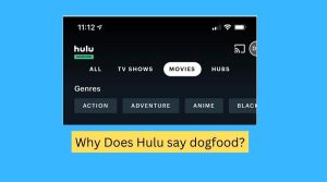 Why Does Hulu say dogfood